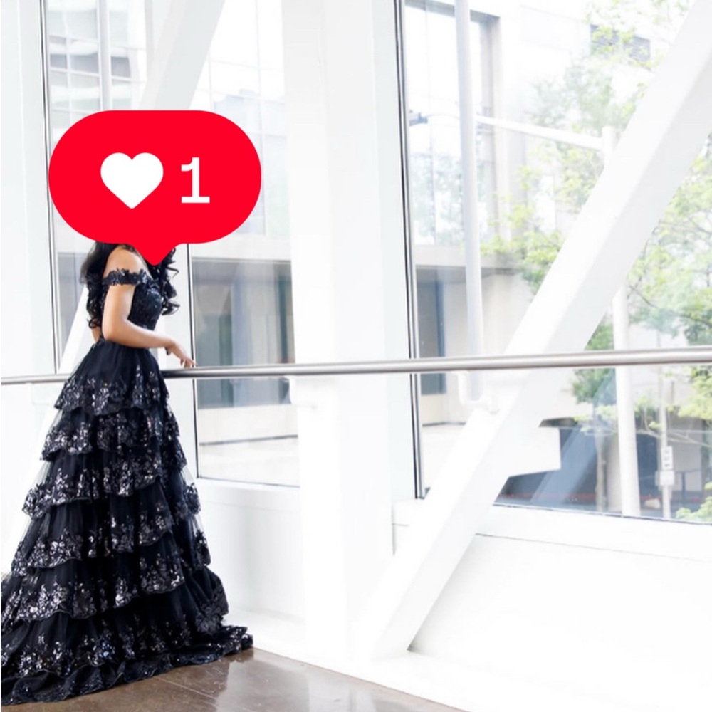 Prom gown black